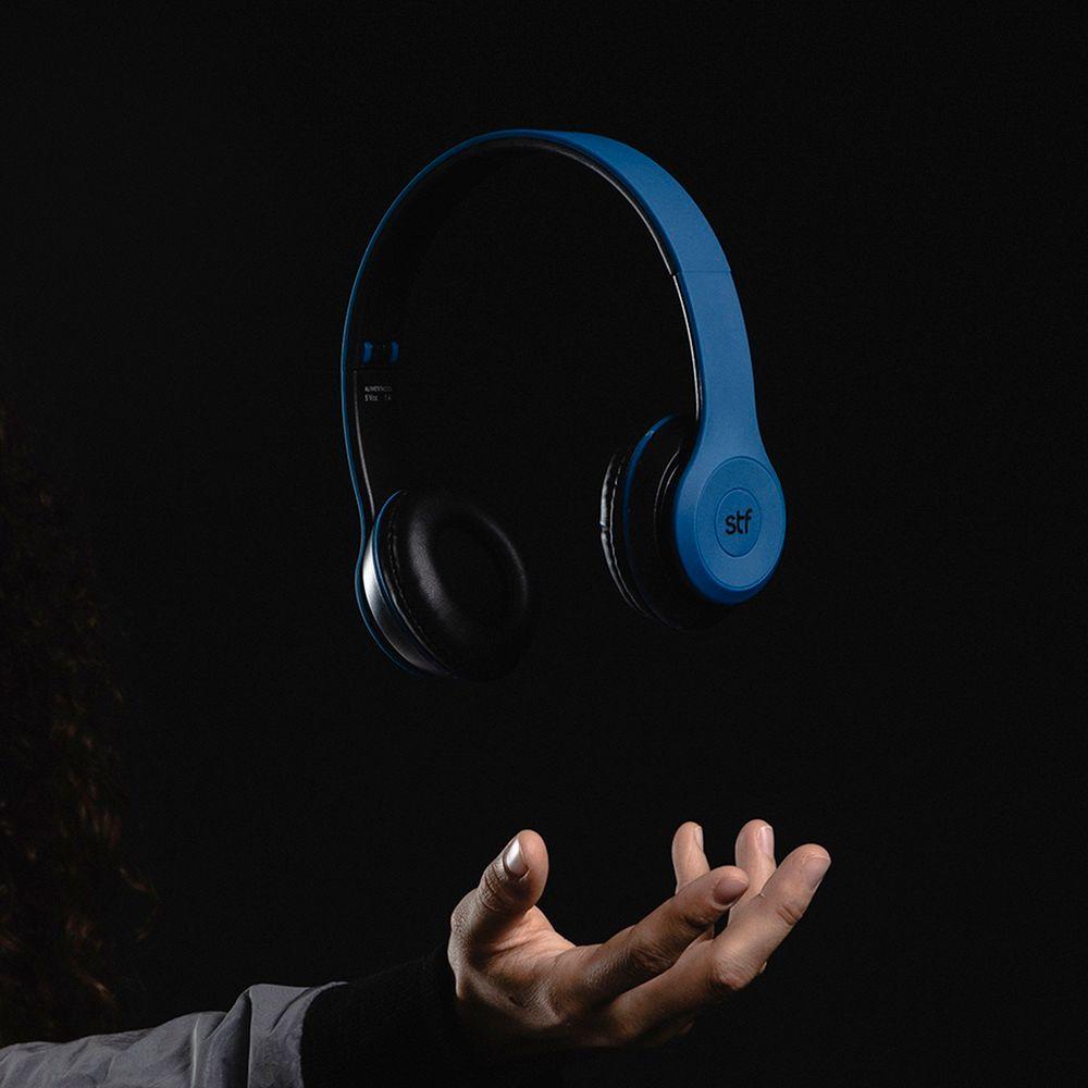 Audifono Bluetooth STF Gravity On-Ear Azul-5