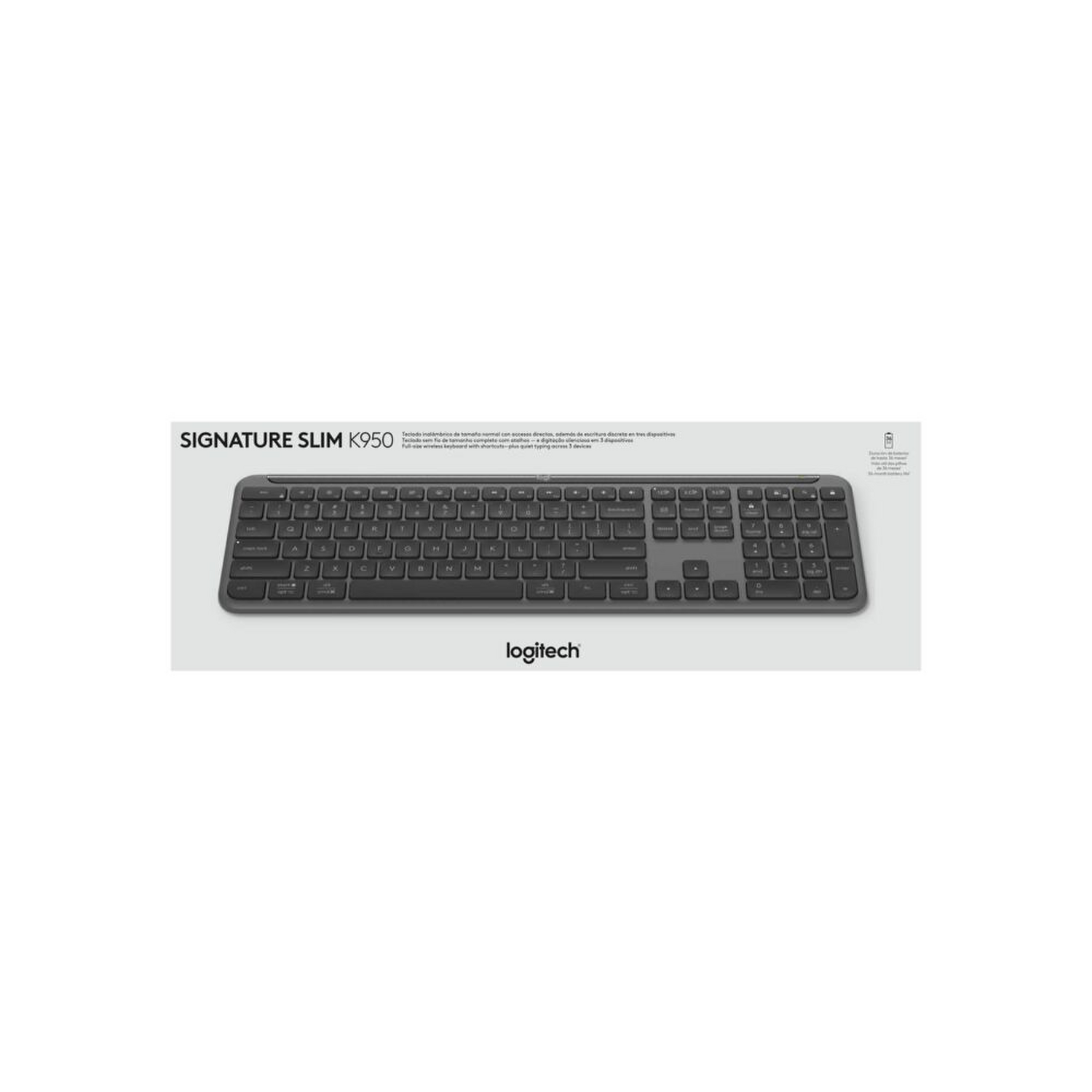 Teclado Inalambrico Logitech K950 Signature Esp Negro Graf-5