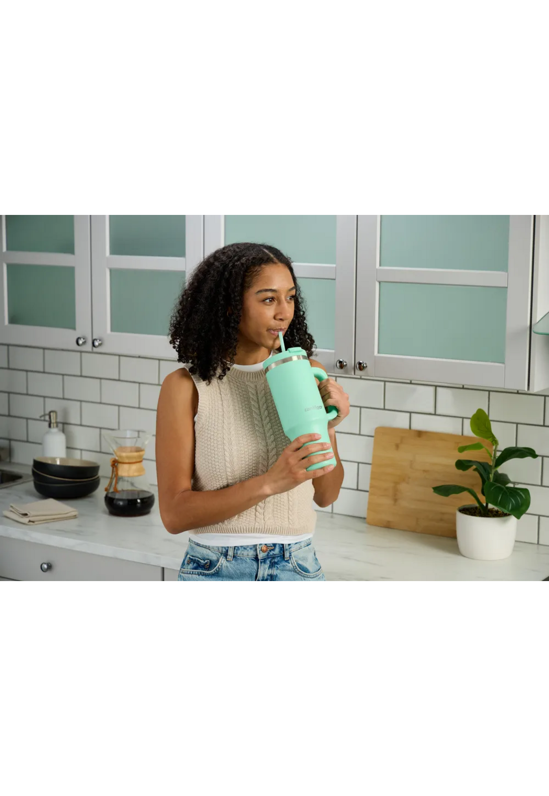 Vaso Tumbler Contigo Streeterville 1182 ml Frio Verde-2