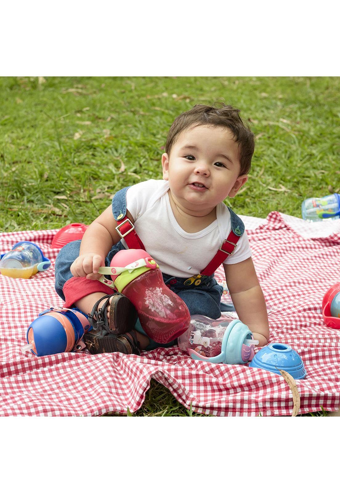 Vaso Bombilla First Moments 270 ml Fisher Price Rosa BB1017-3