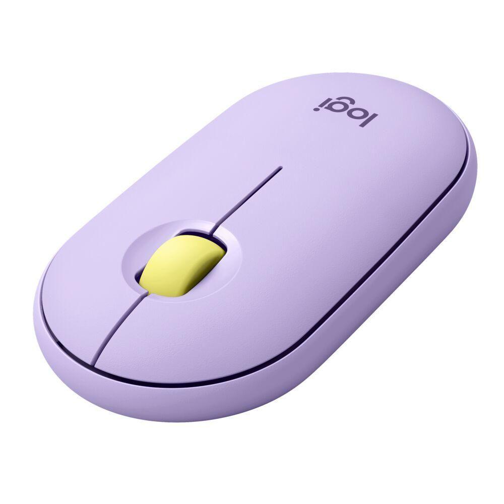 Mouse Logitech M350 Pebble Inalambrico Lavanda-3