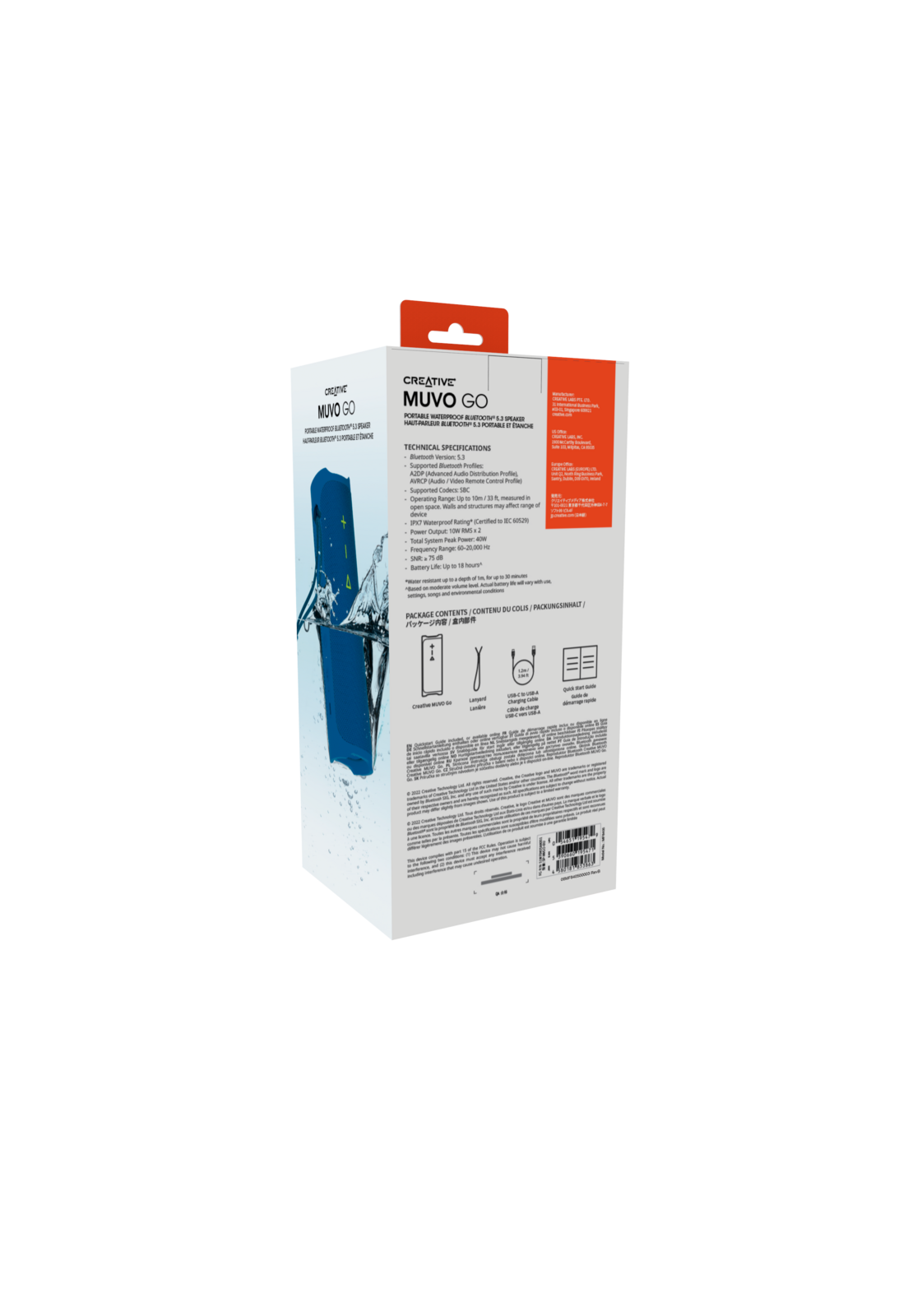 Parlante Portatil Creative Muvo Go Azul-7