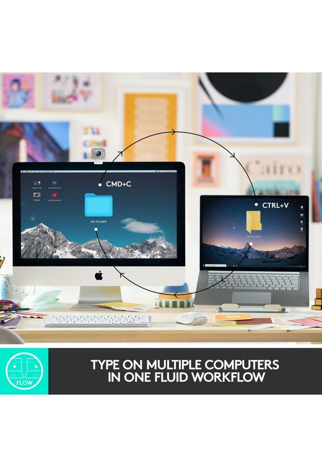 Teclado Logitech Mini MX Keys Gris-8