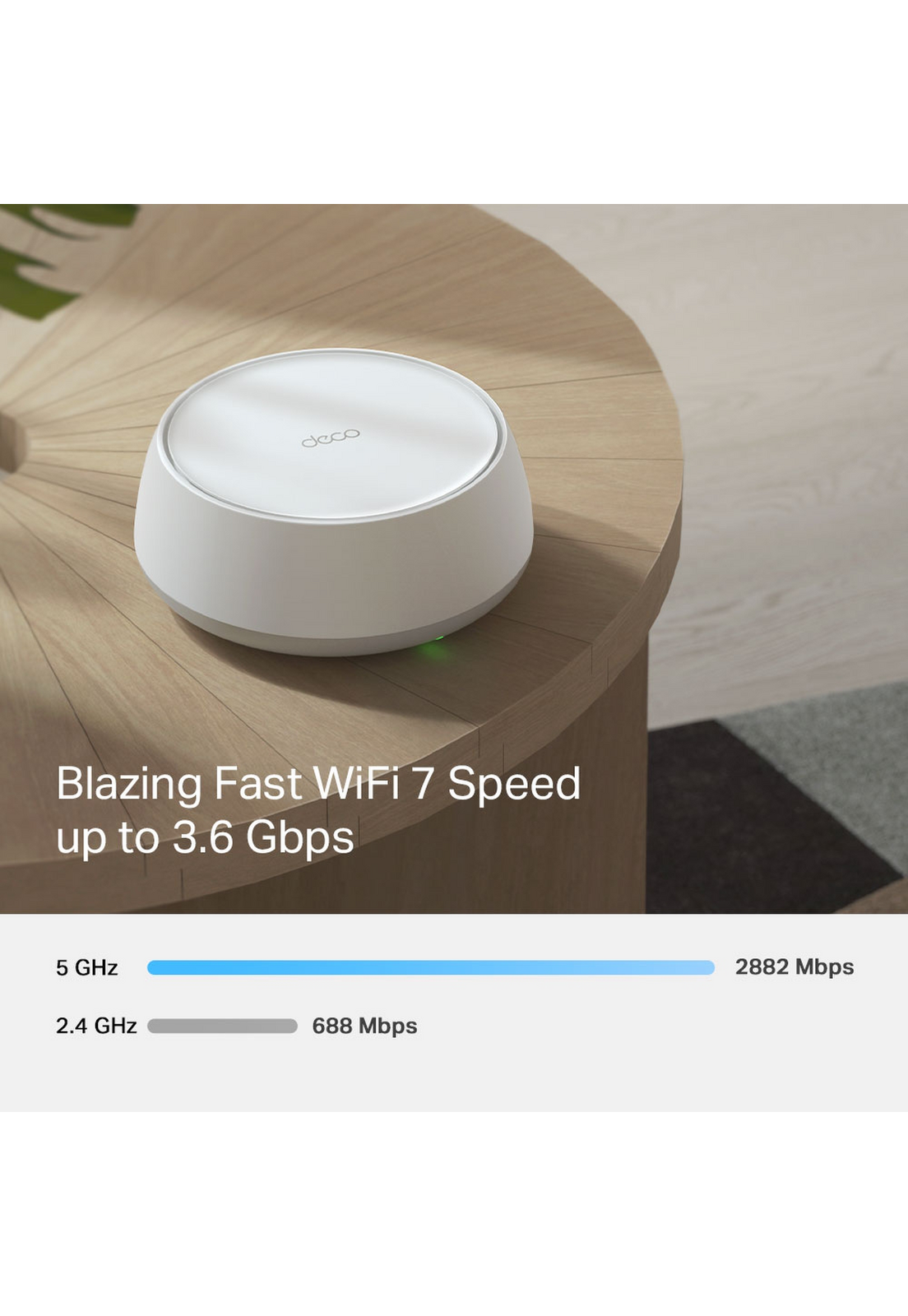 Sistema Wi-Fi 7 Mesh Tp-link Deco BE25 3-pack BE5000-3