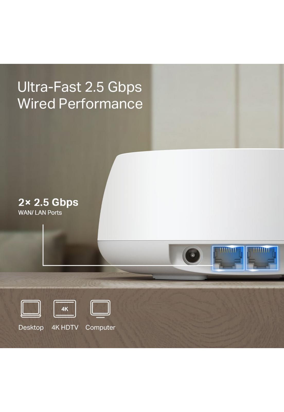 Sistema Wi-Fi 7 Mesh Tp-link Deco BE25 3-pack BE5000-4