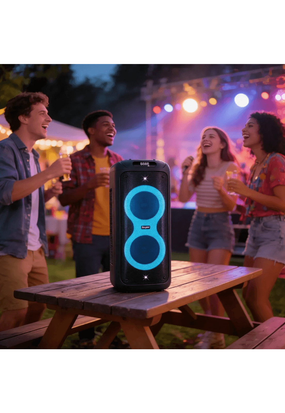 Torre de Sonido Karaoke Energizer Titan Box BTS536-5