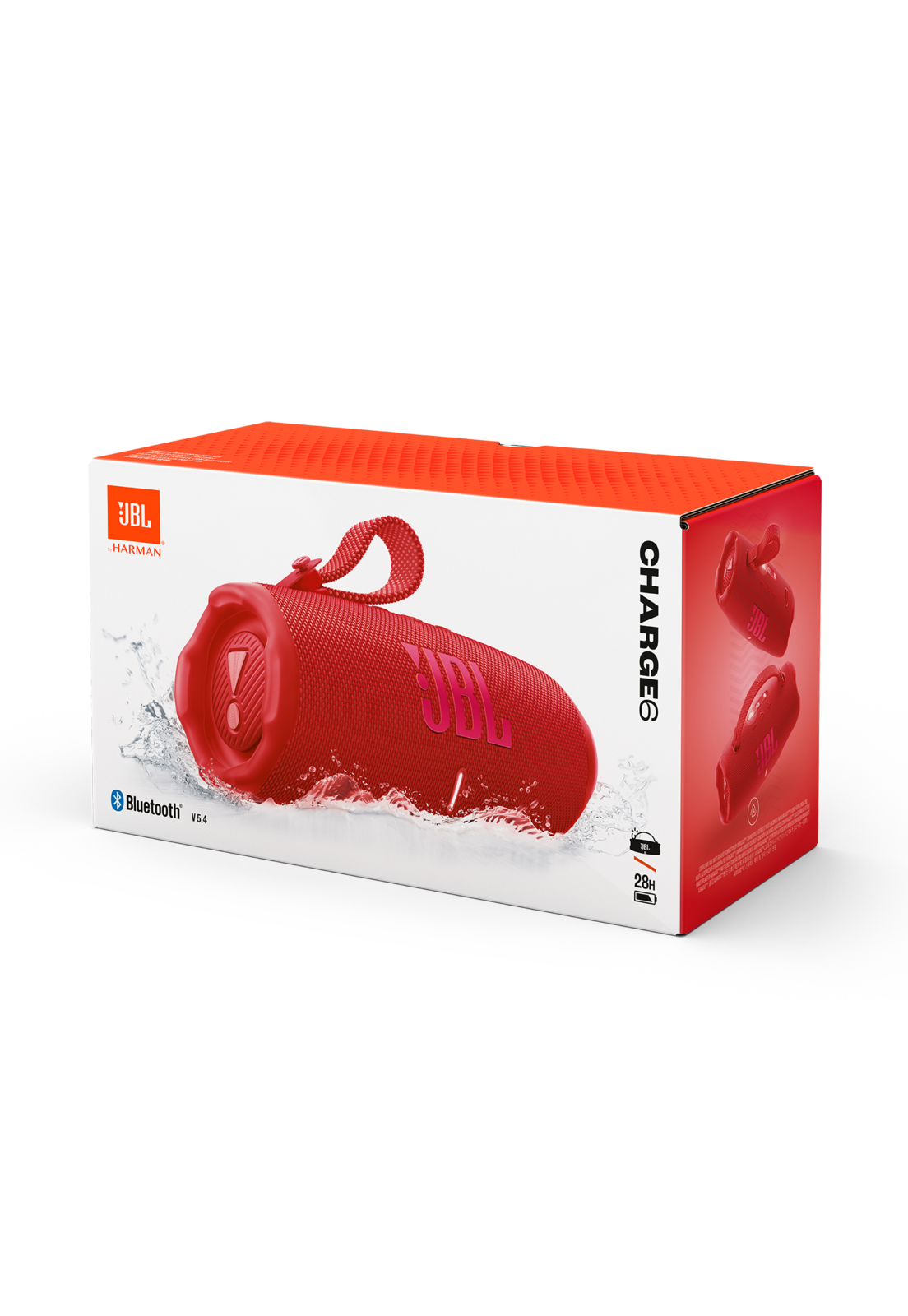 Parlante JBL Charge 6 Sonido Potente 28h Rojo-2