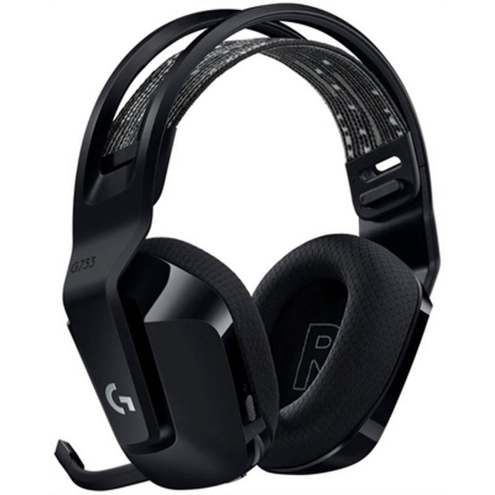 Audífonos Gamer inalámbricos Logitech G733 Negro con luz RGB-2