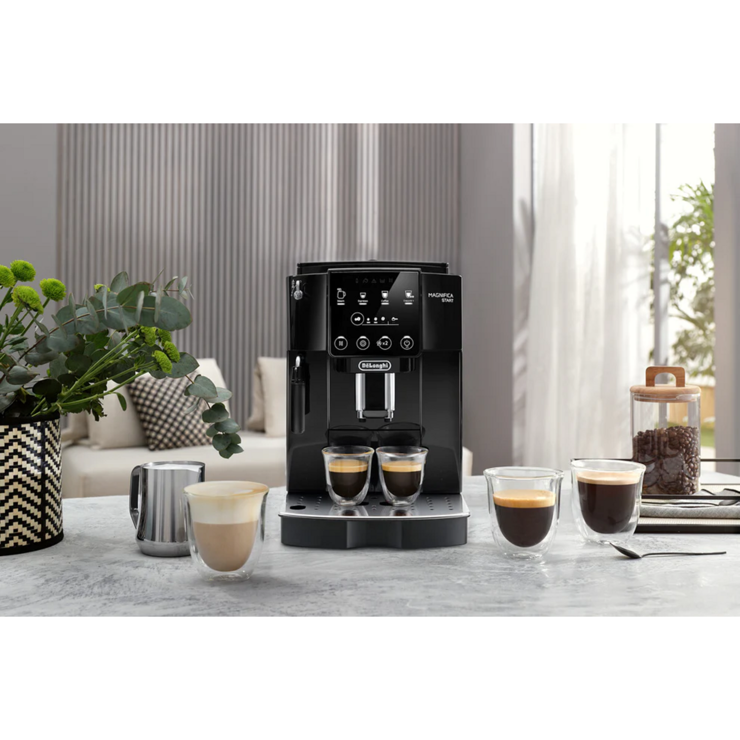 Cafetera Superautomatica DeLonghi Magnifica Start Negra-4