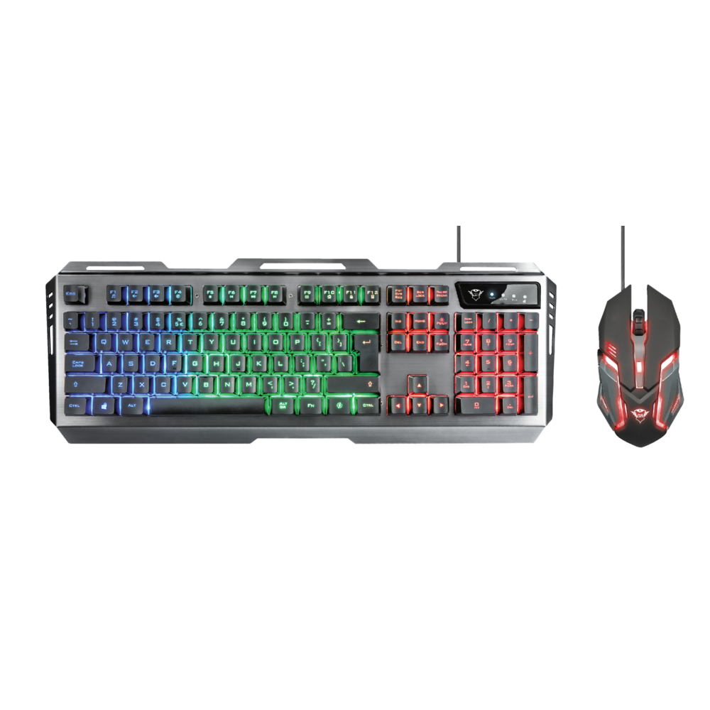 Combo Teclado y Mouse Gamer TRUST TURAL GXT845-1