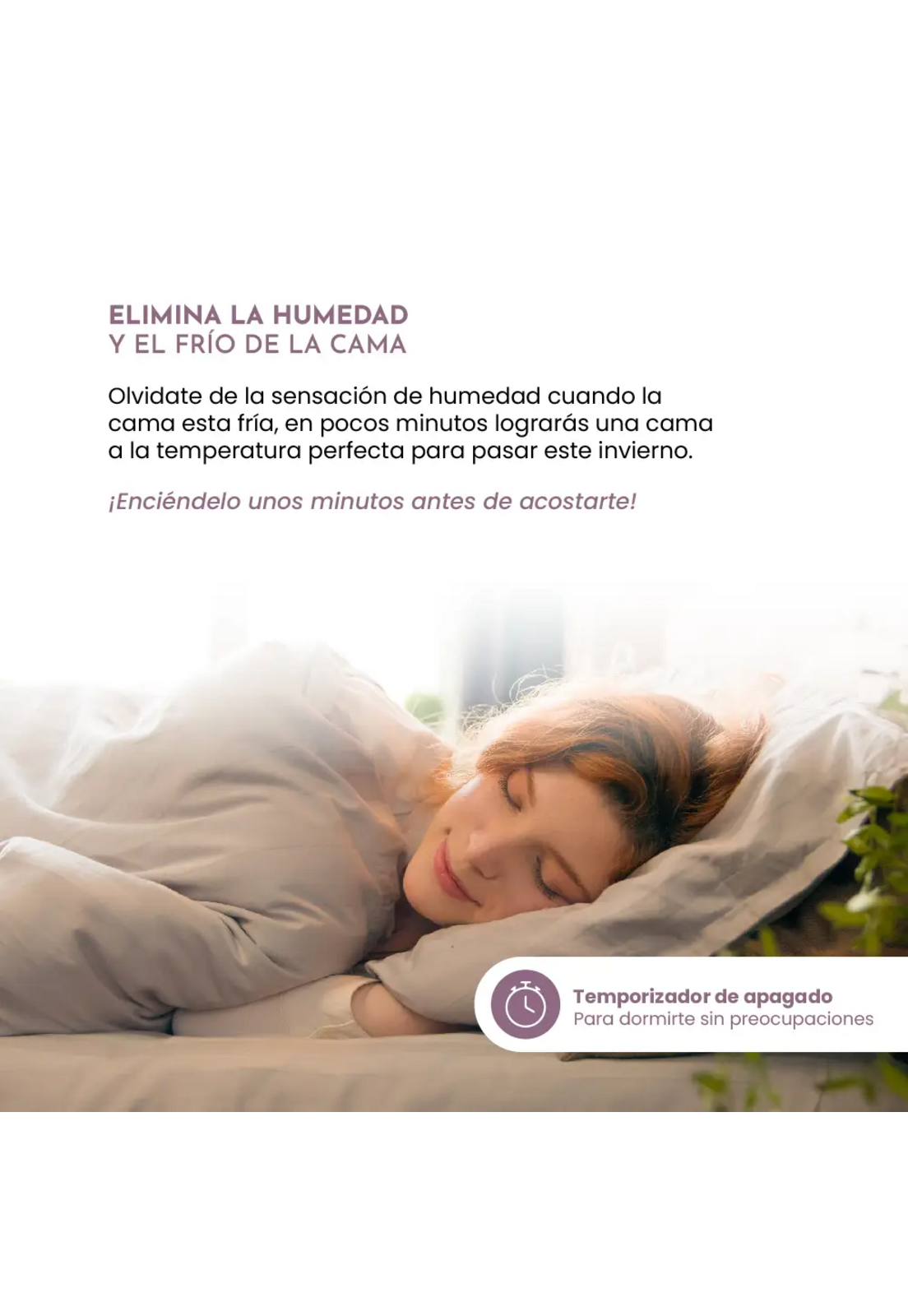 Calienta Cama Siegen 2 Plazas XL Soft 9 Temp 60 W SG-5501-4