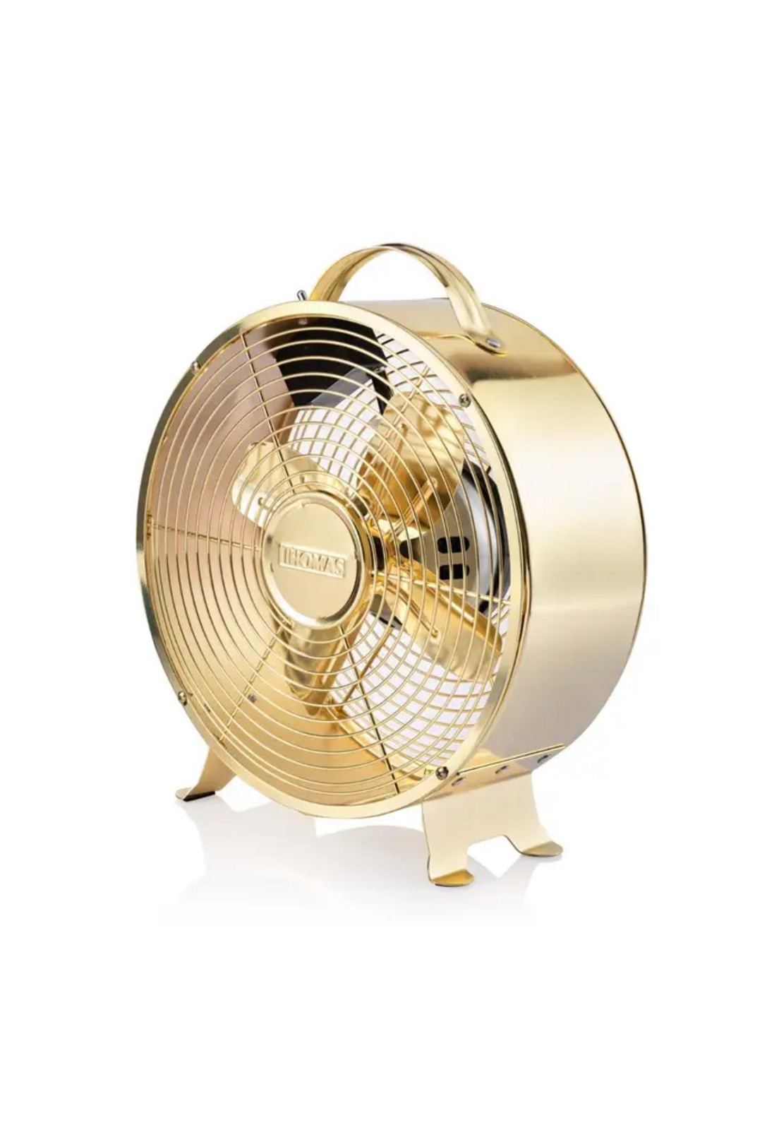 Ventilador Thomas 20 Cm Dorado Vintage 25W Bajo Consumo-7