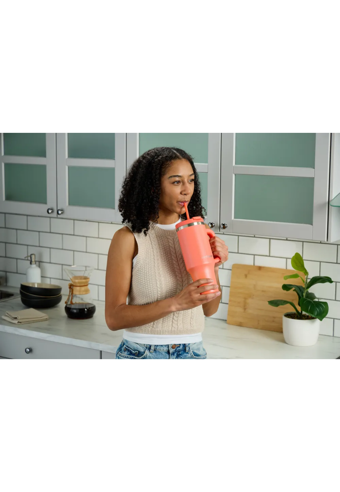 Vaso Tumbler Contigo Streeterville 1182 ml Frio Coral-2