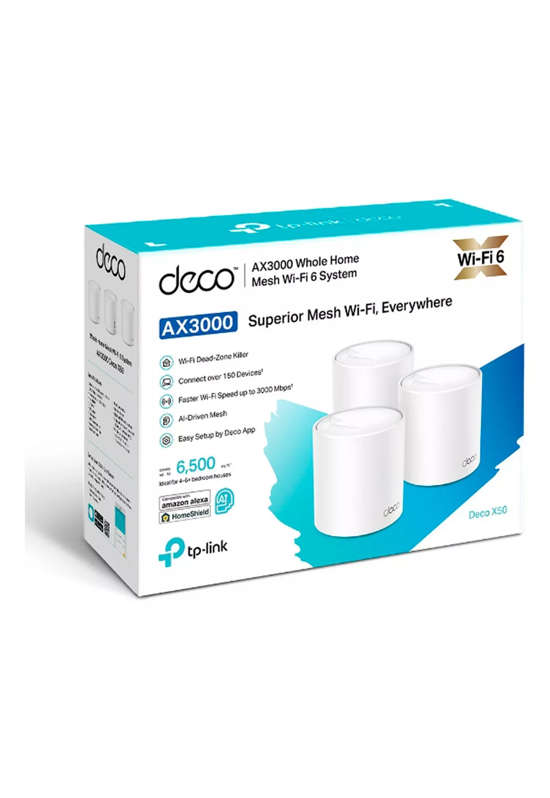 Sistema Tp-Link Mesh Deco X50 WiFi 6 AX3000 (3 pack) TP-Link