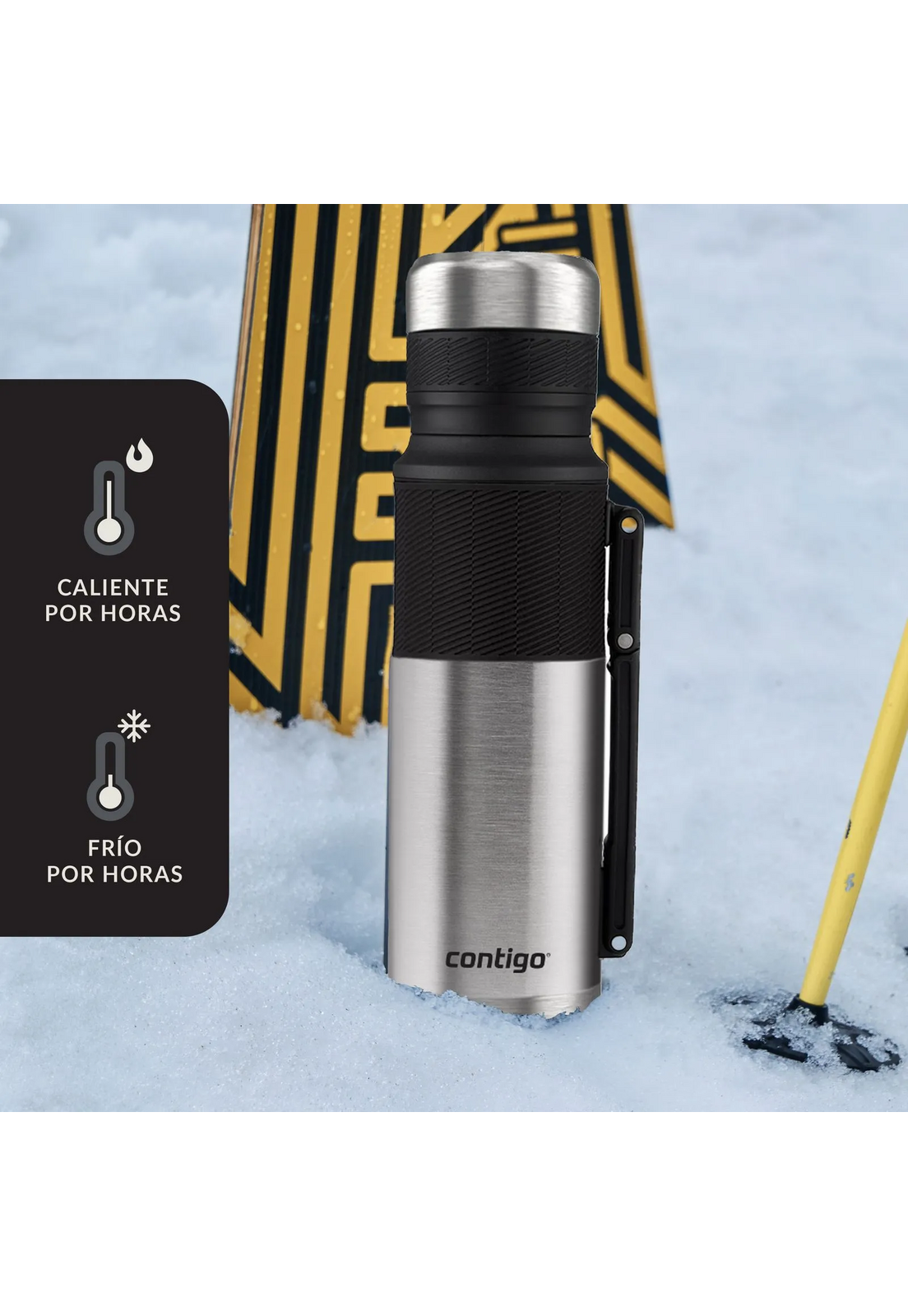 Termo Contigo Thermalock 35H Calor 60H Frio Gris-3