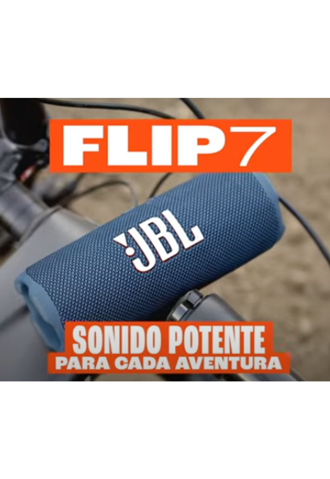 Parlante JBL Flip 7 Portatil Resistente al Agua Azul-6