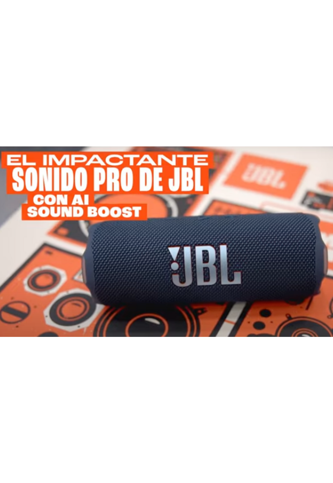 Parlante JBL Flip 7 Portatil Resistente al Agua Azul-8
