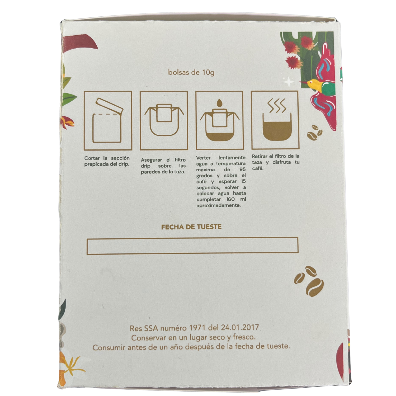 Cafe Sin Maquina Drip Nosso Cafe Justo Tropical Blend-2