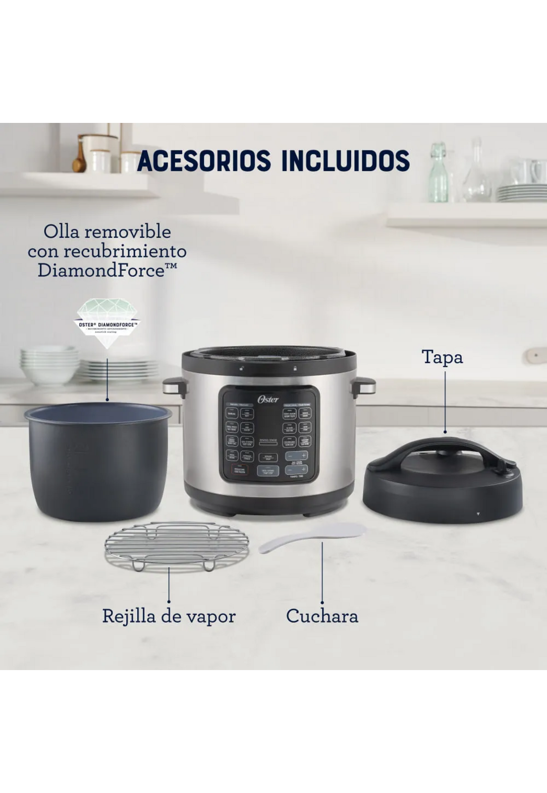 Multiolla Oster 5,7 Litros Diamond Force-4