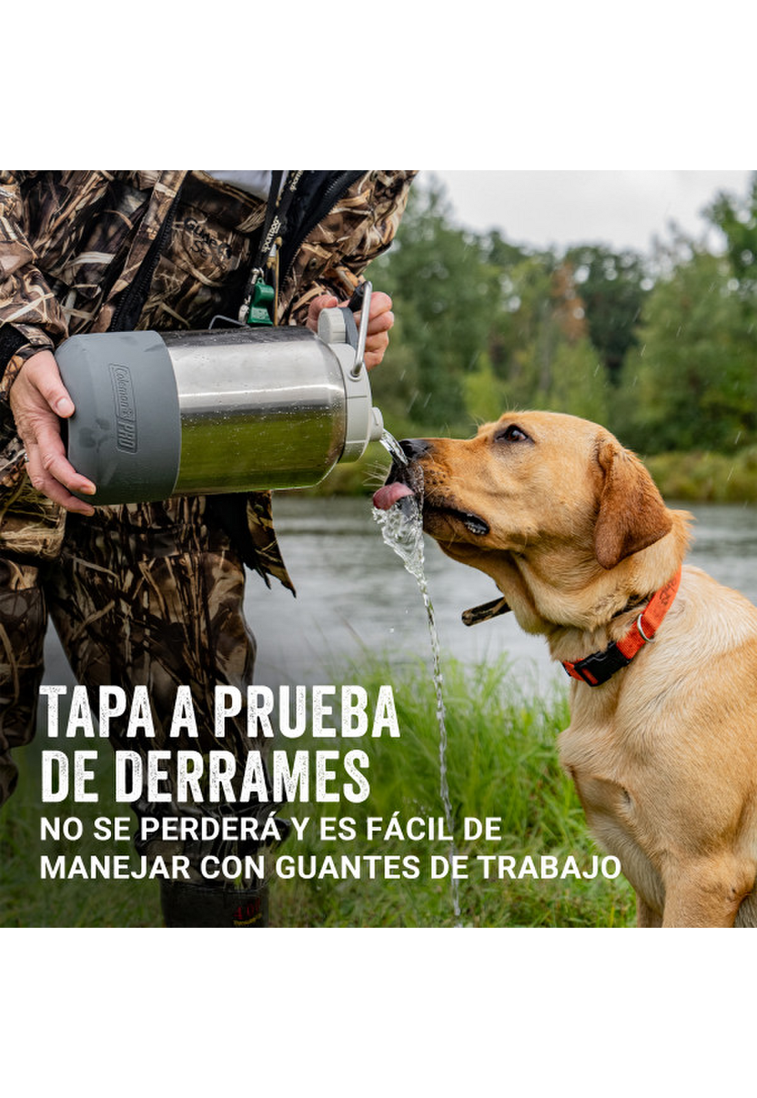 Galón Coleman Pro Acero 3,8L Frío Outdoor Antiderrame Gris-4