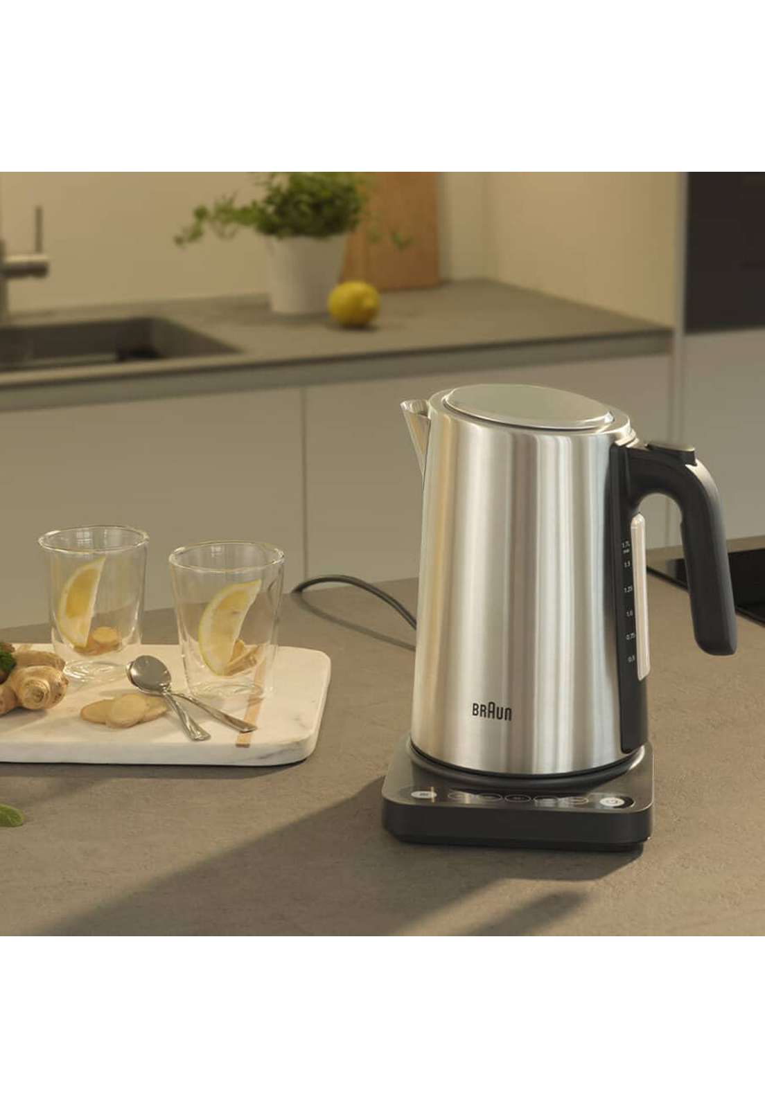 Hervidor Braun Acero 2200W 5 Temperaturas Mantiene Calor-6
