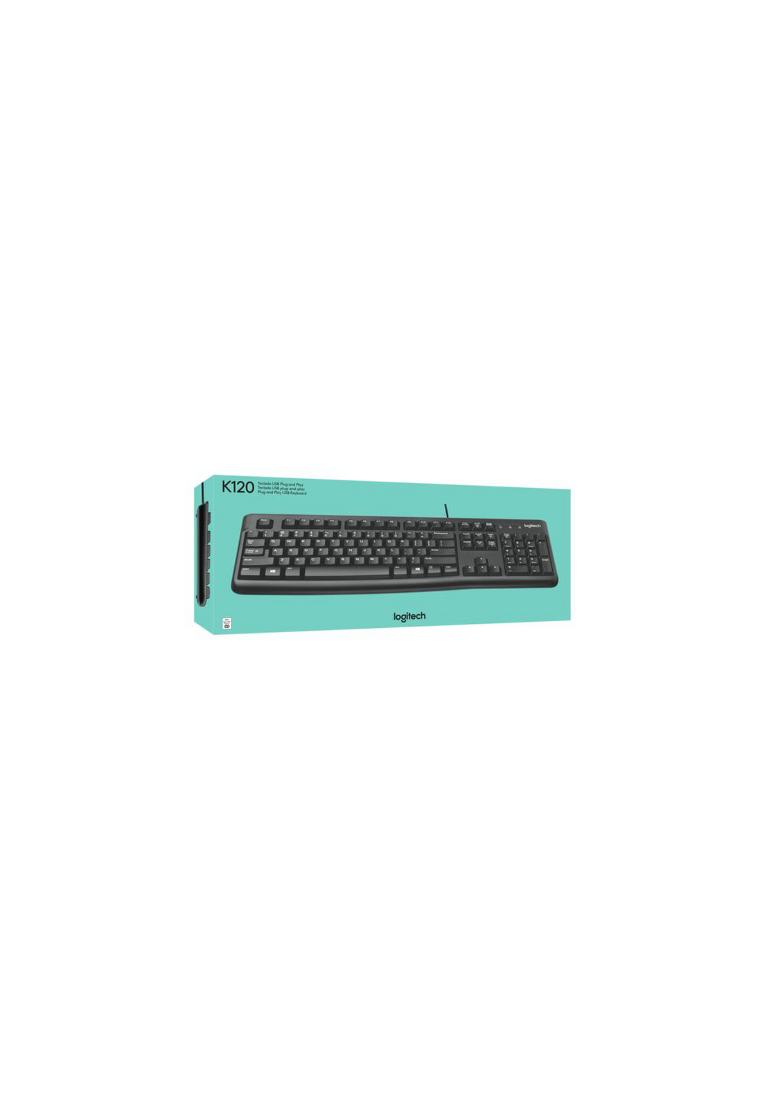 Teclado Logitech USB Estandar para Computadora K120-2