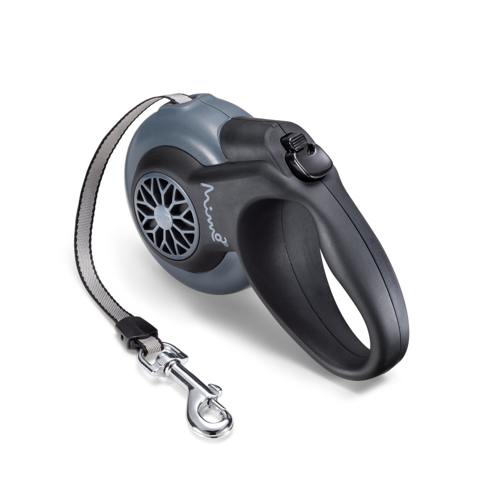 Correa Retrac ABS Perro Mimo M 5 Mt 25kg Gri PP038-3