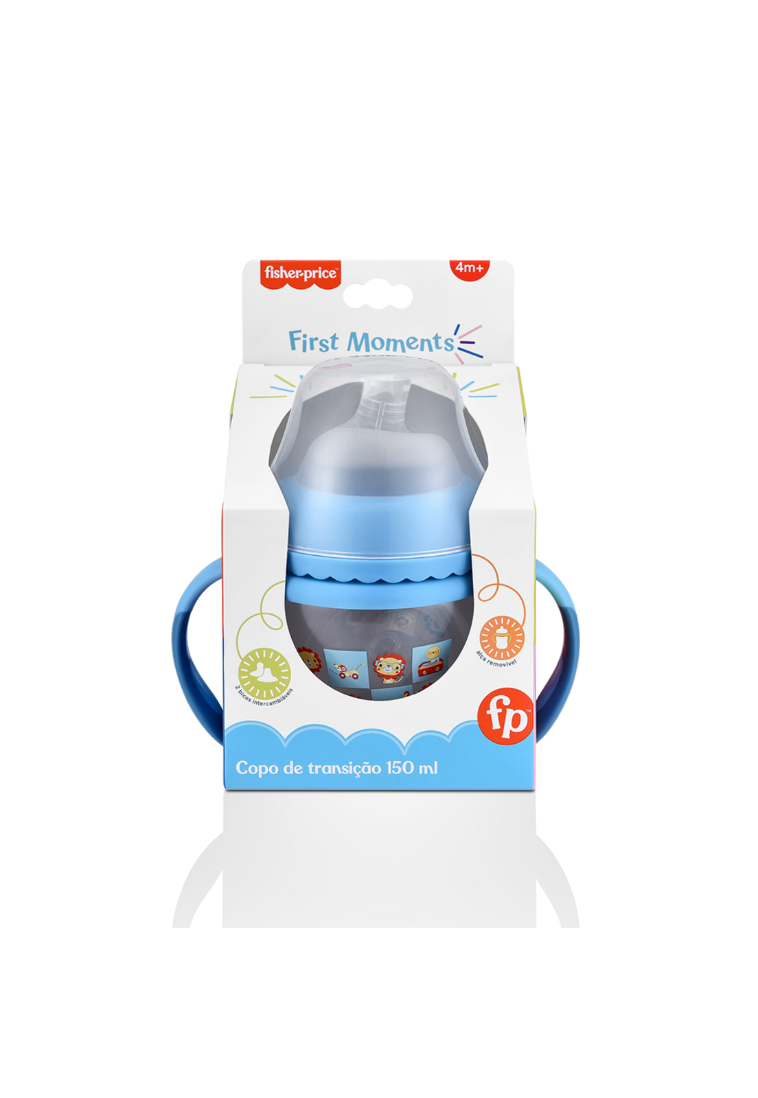 Vaso de Entrena Fisher Price First Moments Az 150 Ml BB1055-4