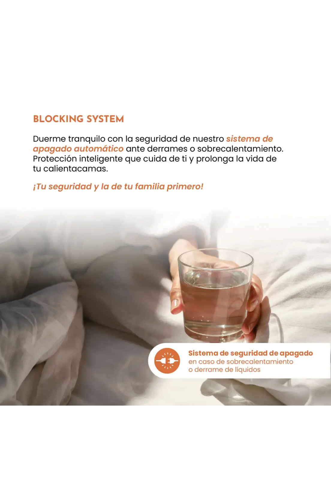 Calienta Cama Siegen 1 Plaza 60 W Lavable 3 Temp SG-5010-6