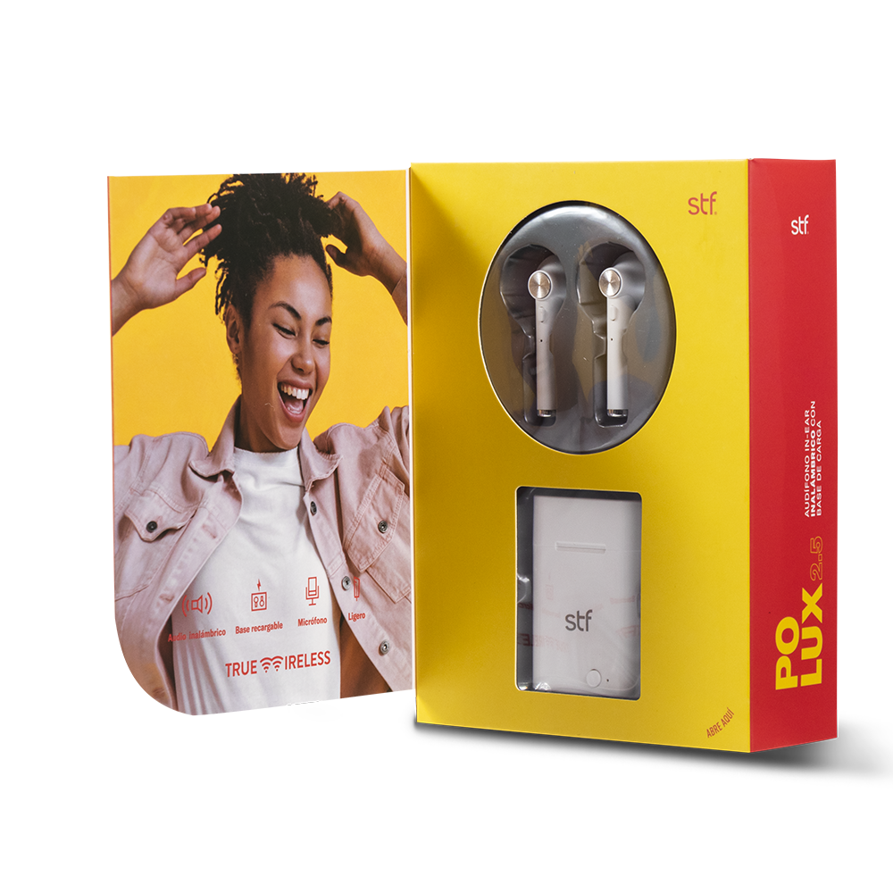 Audifonos True Wireless STF Polux 2.5 Blan E32592-4