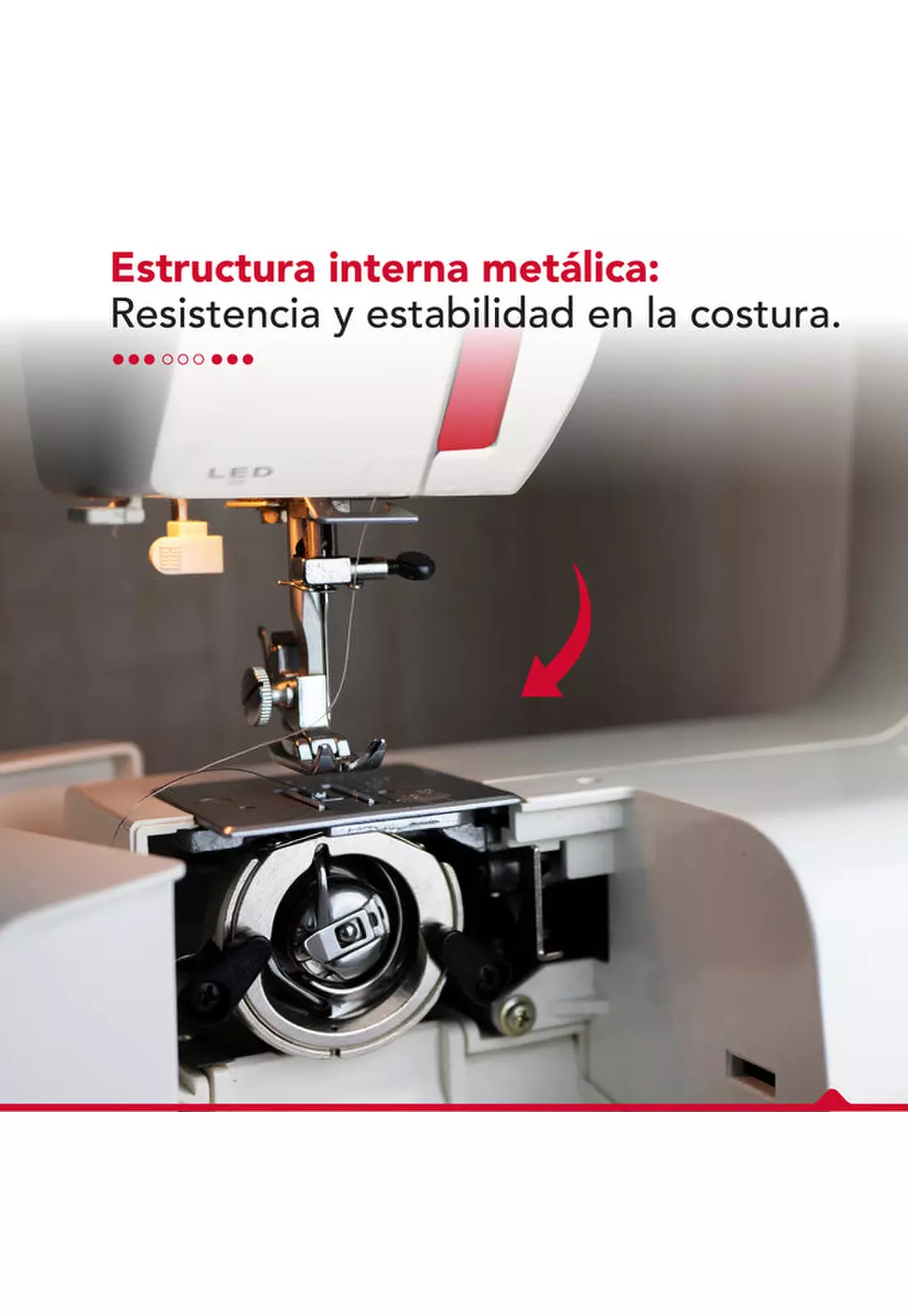 Máquina Coser Nagoya SM036 36 Puntadas Enhebrador Automático-6