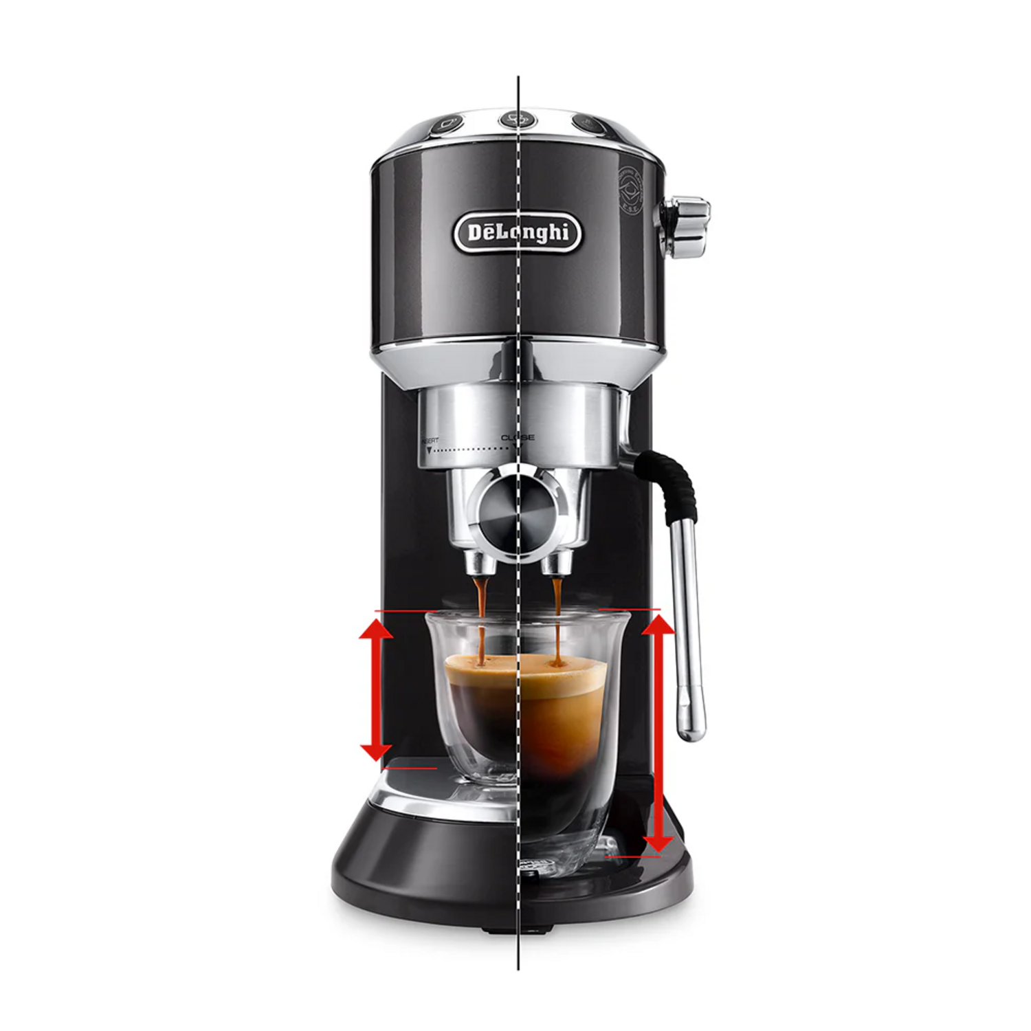 Cafetera DeLonghi Espresso Dedica Arte Gris-4