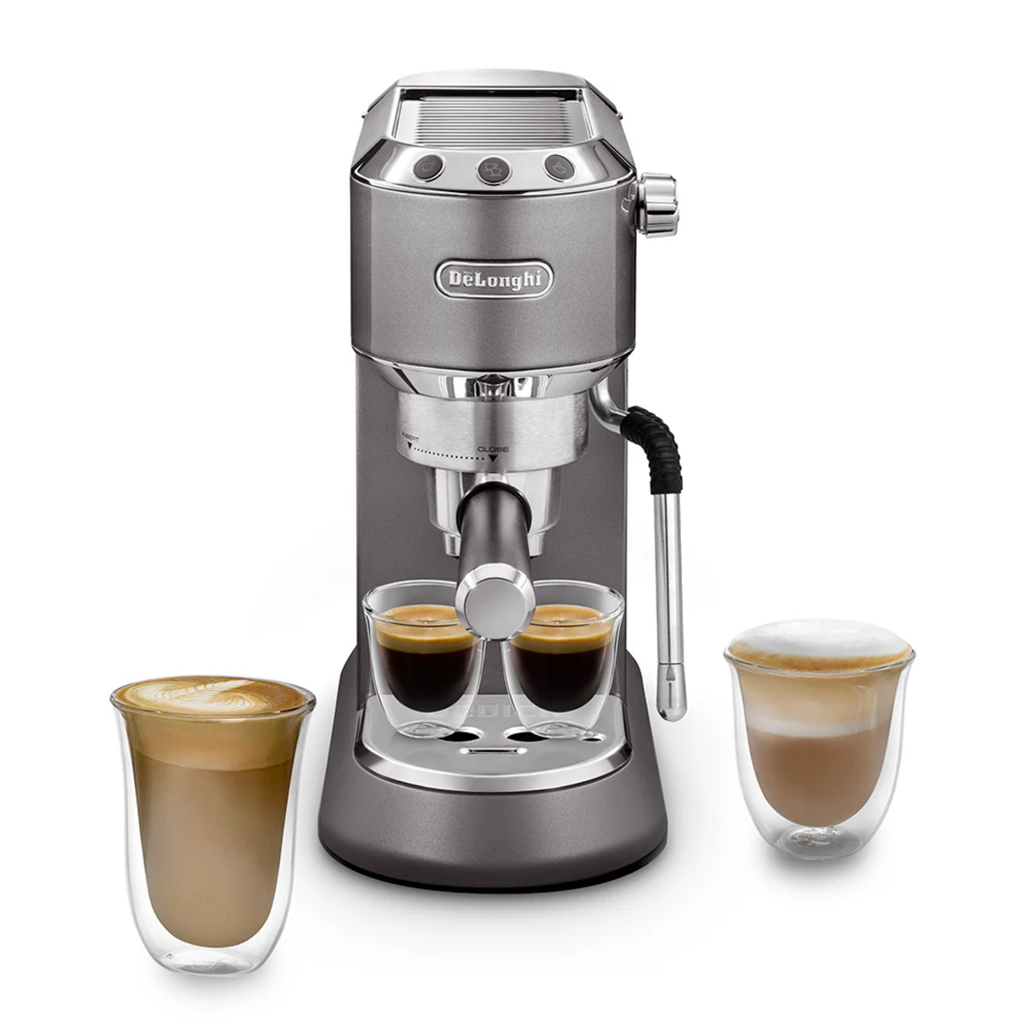 Cafetera DeLonghi Espresso Dedica Arte Gris-7