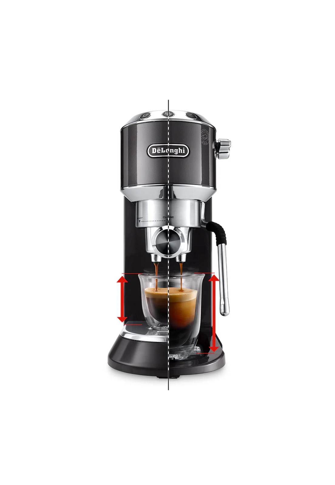 Cafetera DeLonghi Espresso Dedica Arte Gris-4