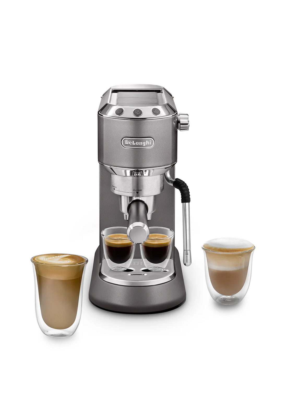 Cafetera DeLonghi Espresso Dedica Arte Gris-7