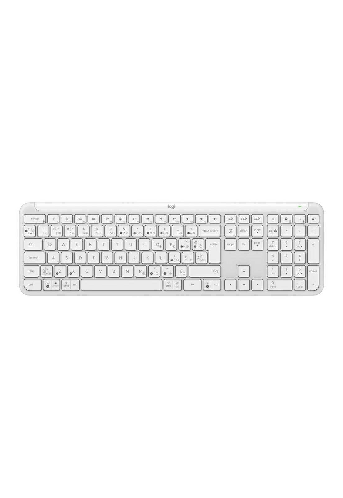Teclado Inalambrico Logitech K950 Signature Esp Blanco-0
