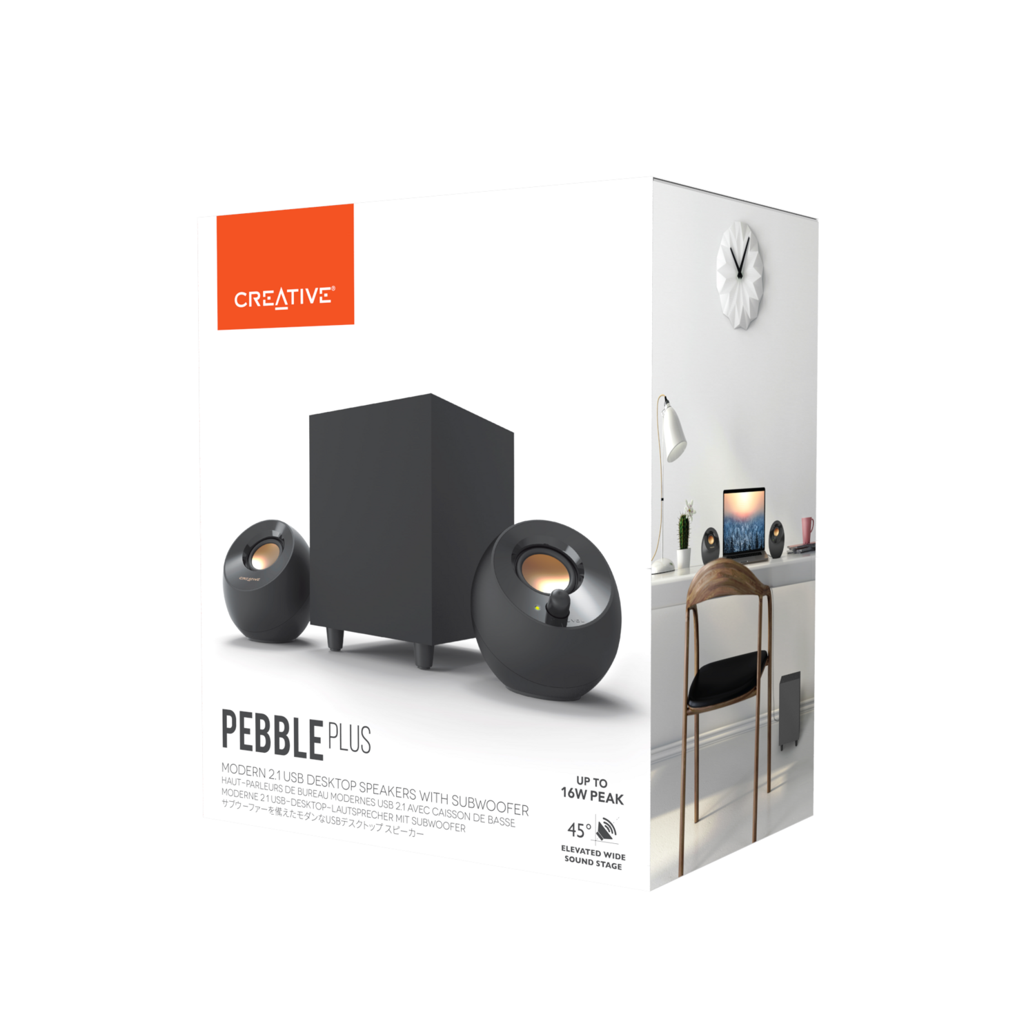 Parlante Creative Pebble Plus con Subwoofer-1