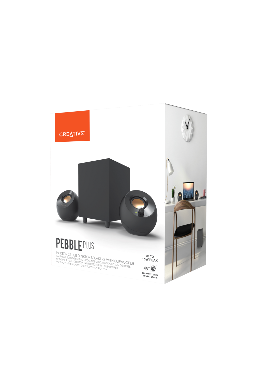 Parlante Creative Pebble Plus con Subwoofer-5