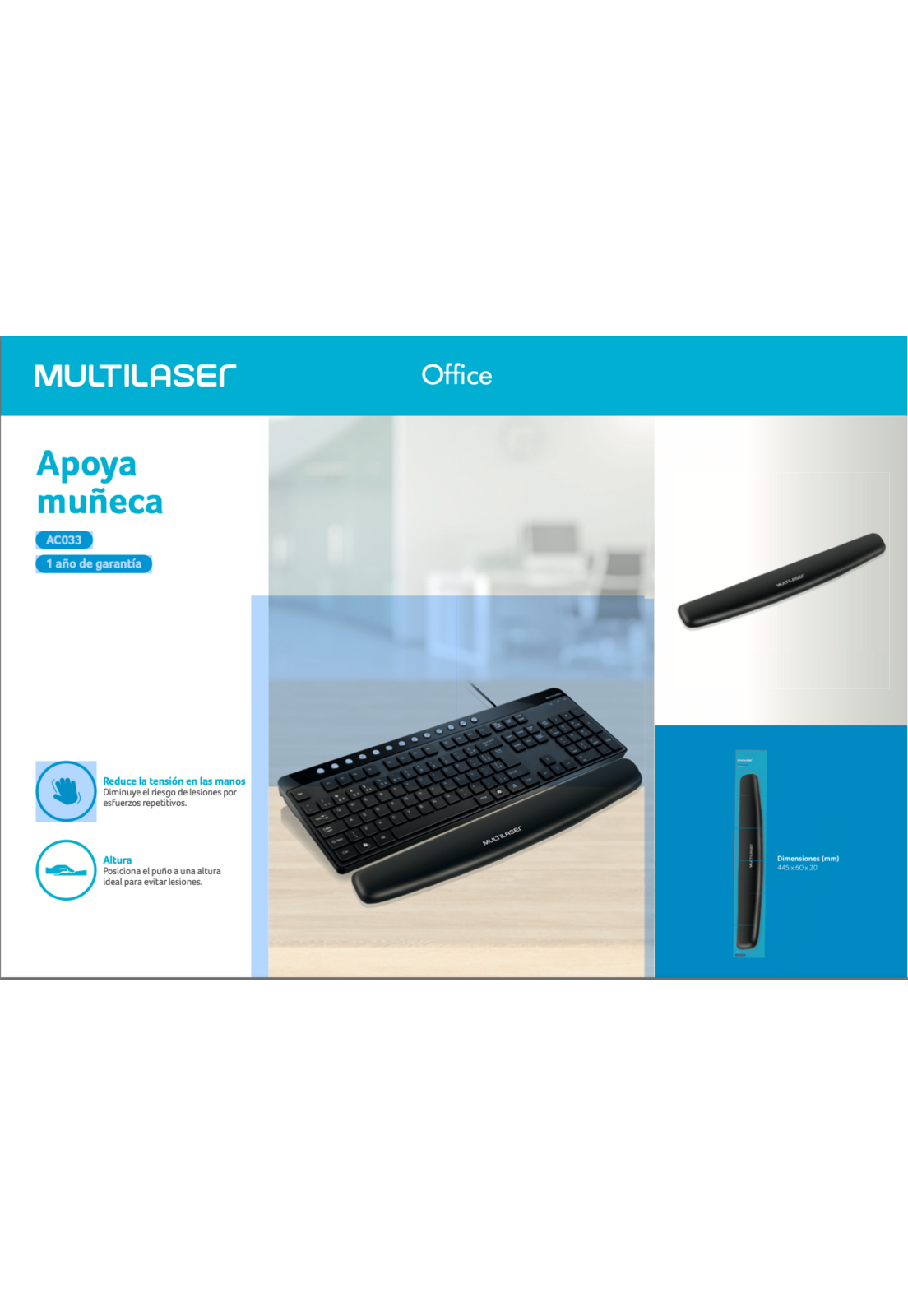 Apoya Muñecas Gel Multi AC033-2