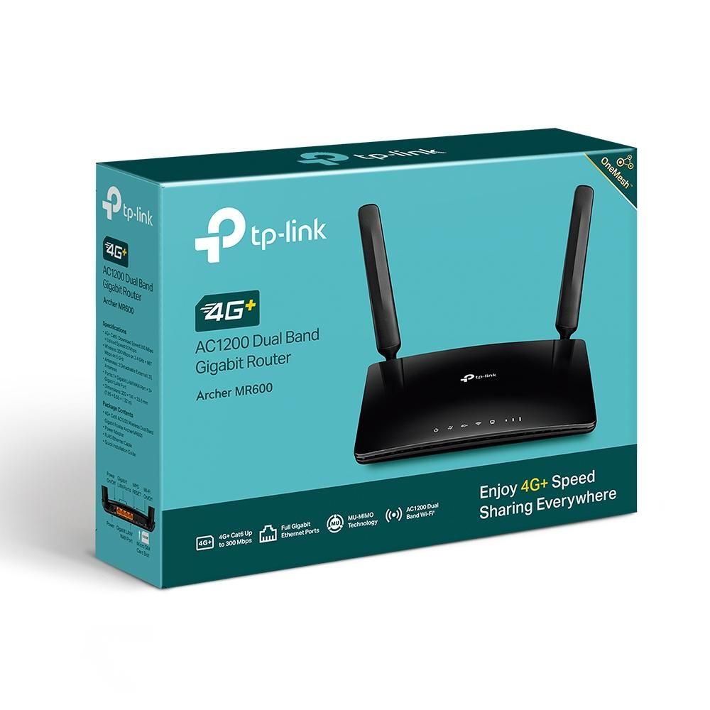Router TP-Link 4G+ Archer MR600 Dual Band AC 1200-3
