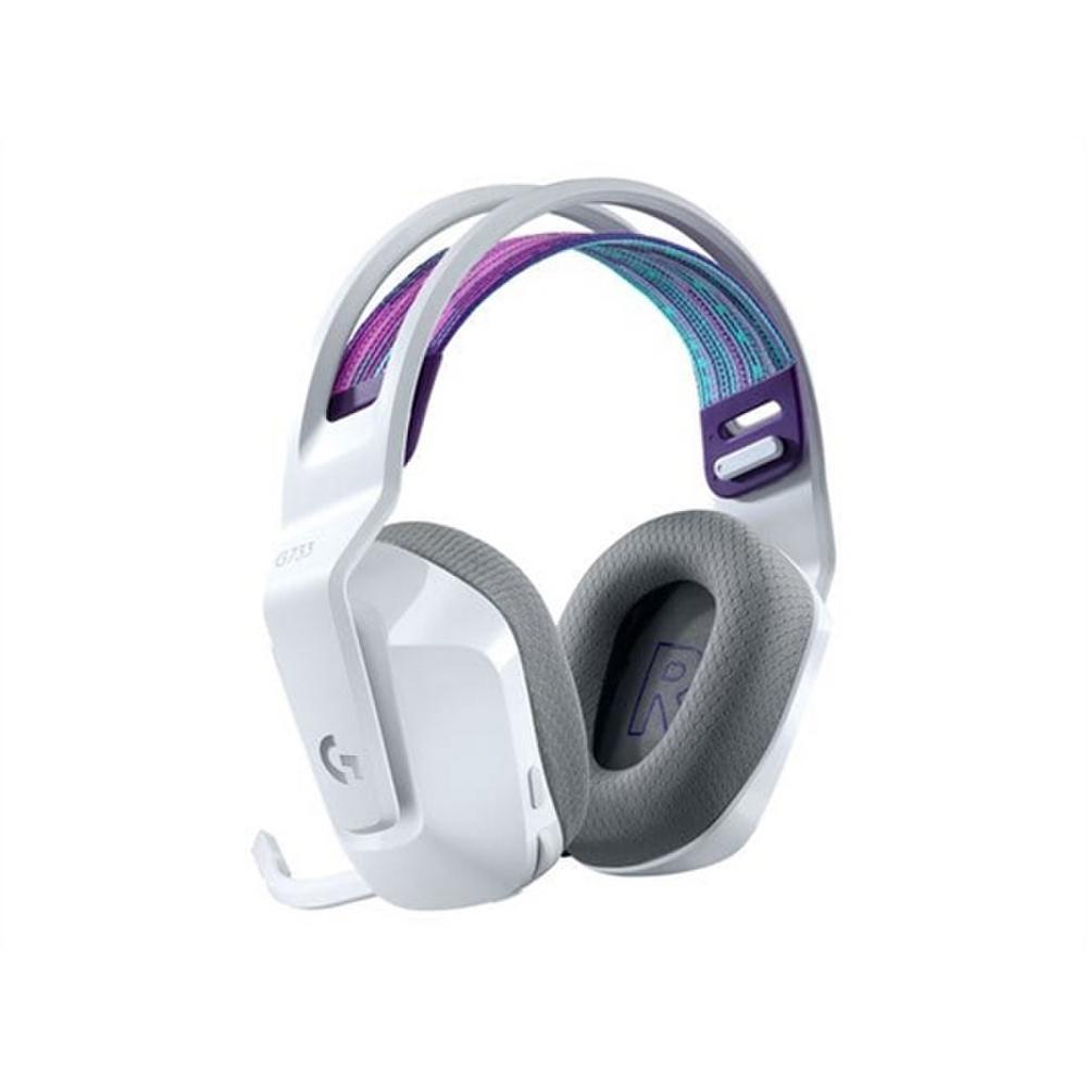 Audífonos Gamer inalámbricos Logitech G733 Blanco RGB-2
