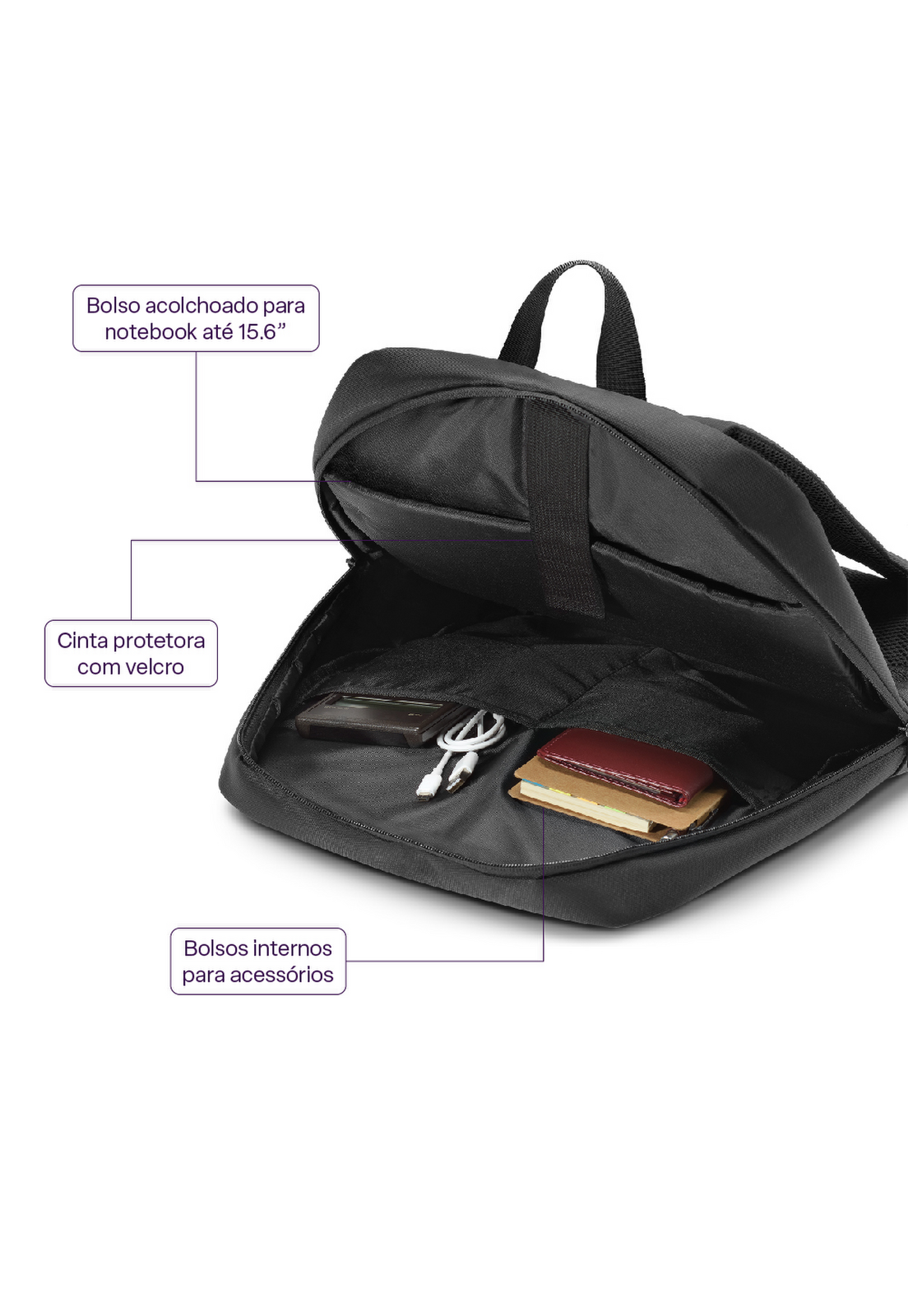 Mochila Notebook Multilaser Elegance BO439-9