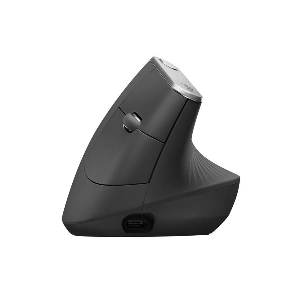 Mouse Vertical Inalambrico Logitech MX Negro-3