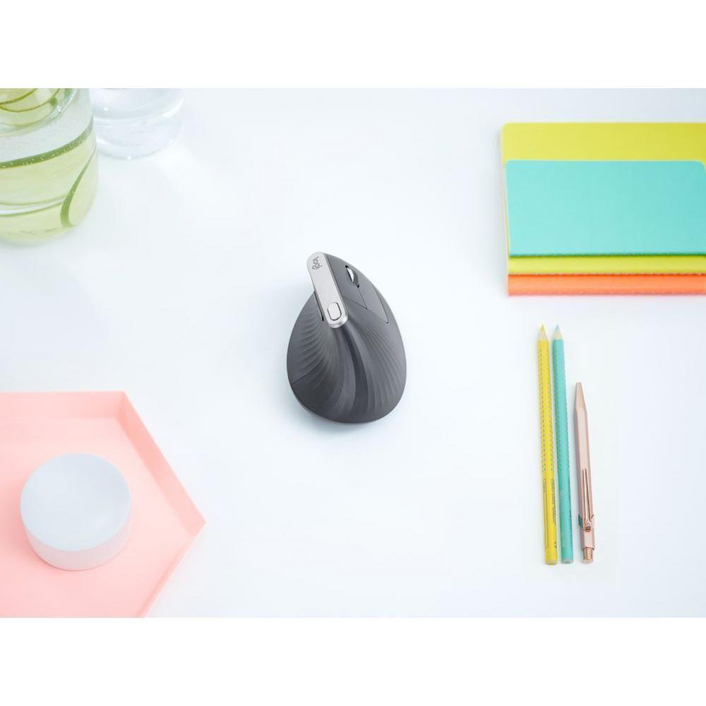 Mouse Vertical Inalambrico Logitech MX Negro-5