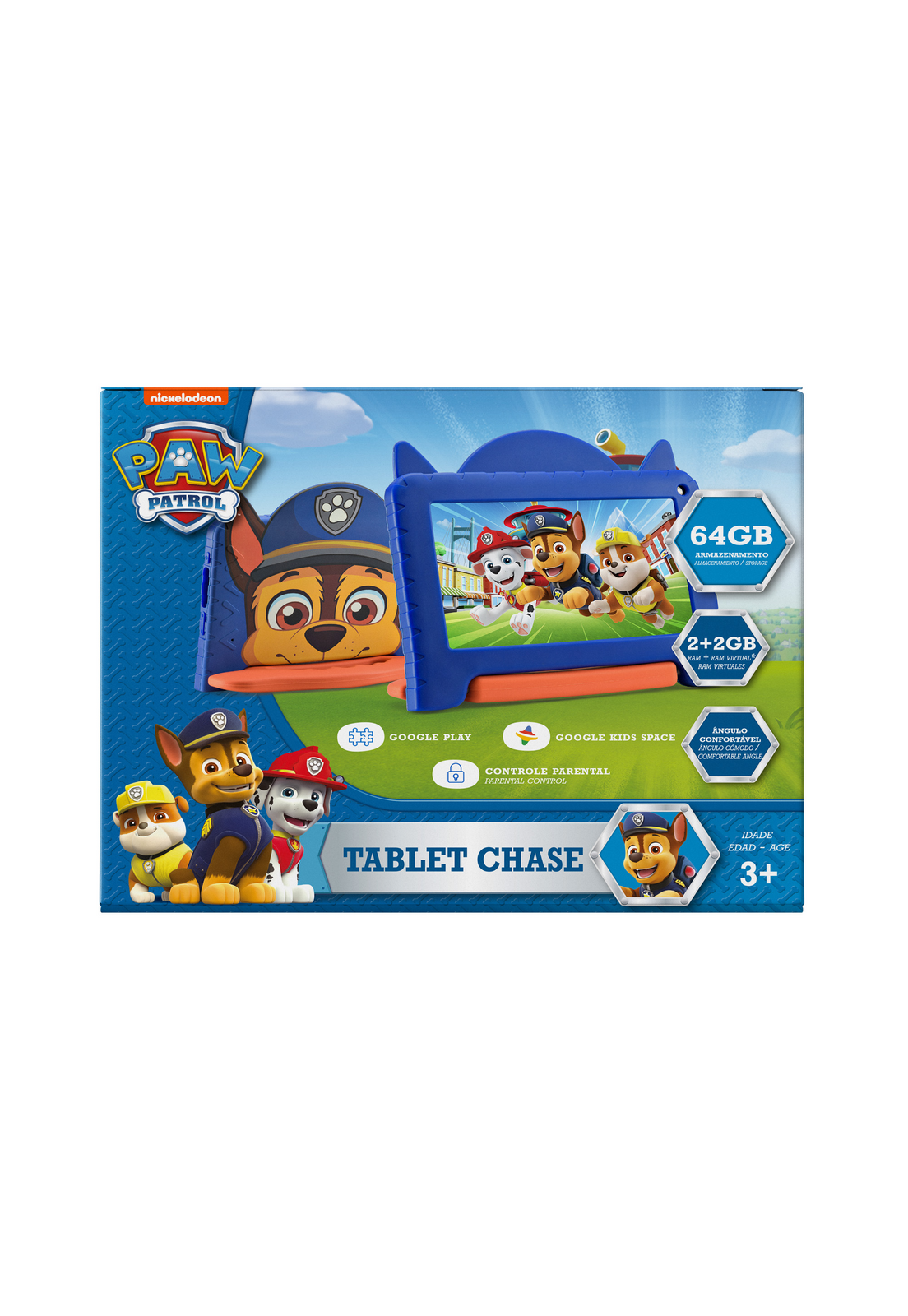 Tablet Para Niños Paw Patrol Chase 2-64 GB 7 Pulg Multilaser-2
