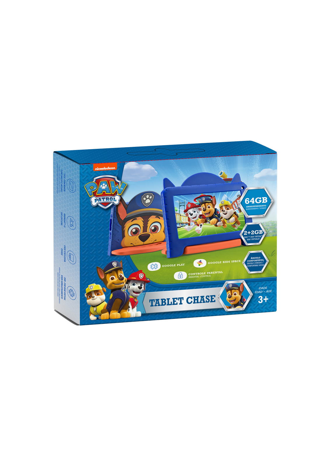 Tablet Para Niños Paw Patrol Chase 2-64 GB 7 Pulg Multilaser-6