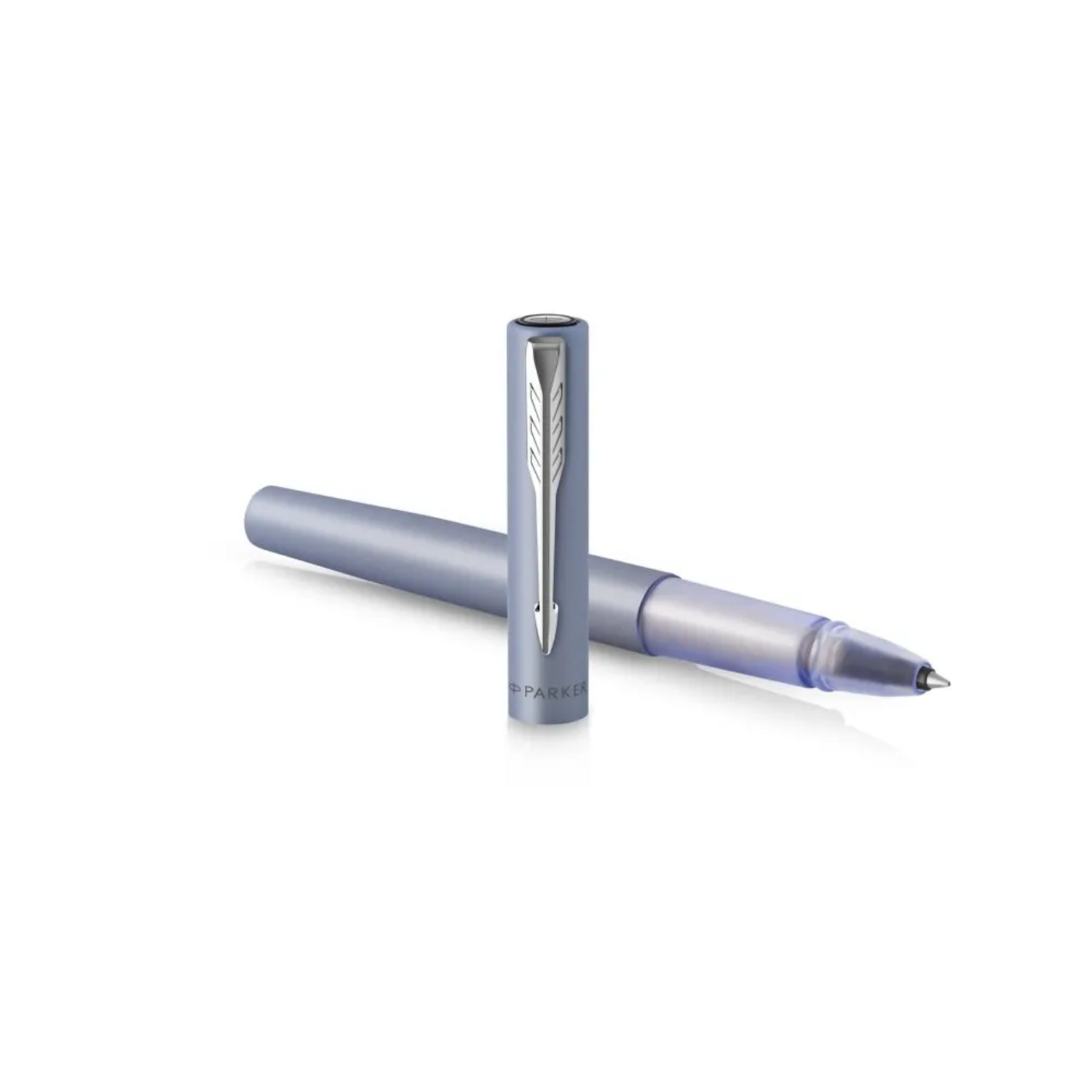 Bolígrafo Rollerball Parker Vector XL Celeste Met Tint Negra-3
