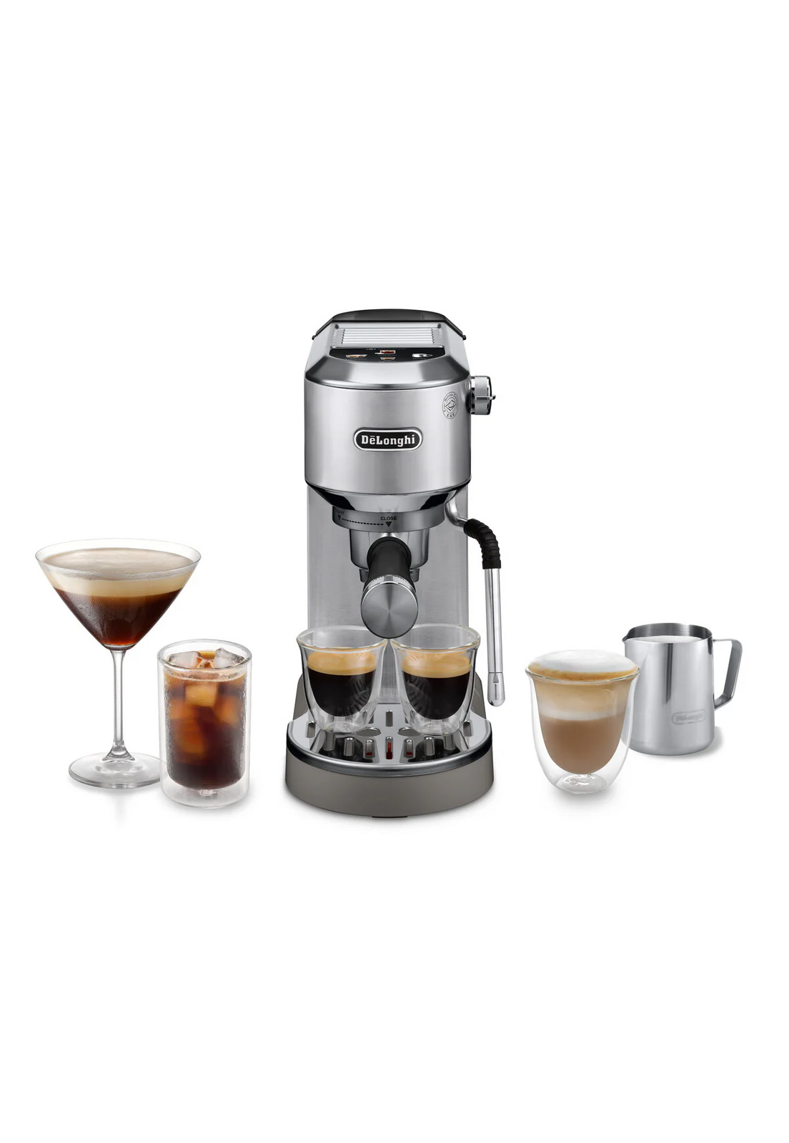 Cafetera DeLonghi Dedica Duo LatteArt Cold Brew Metal-8