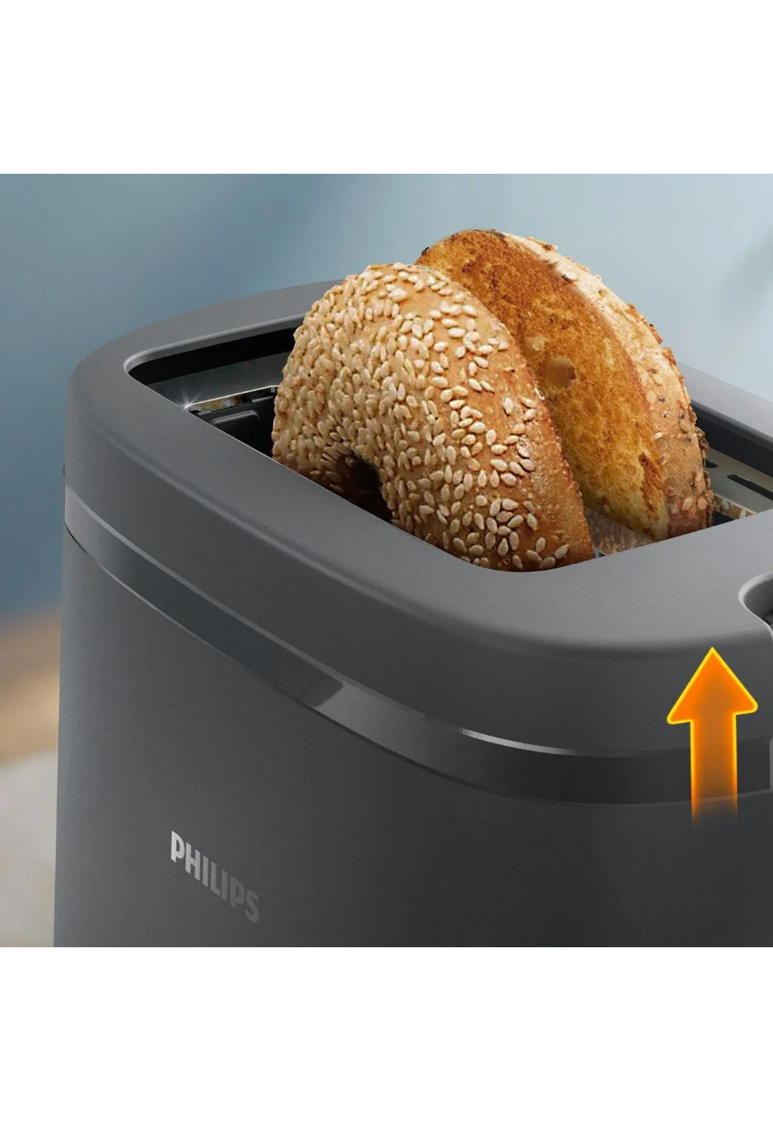Tostador Philips 2 Rebanadas 650W 6 Niveles Negro Serie 1000-7