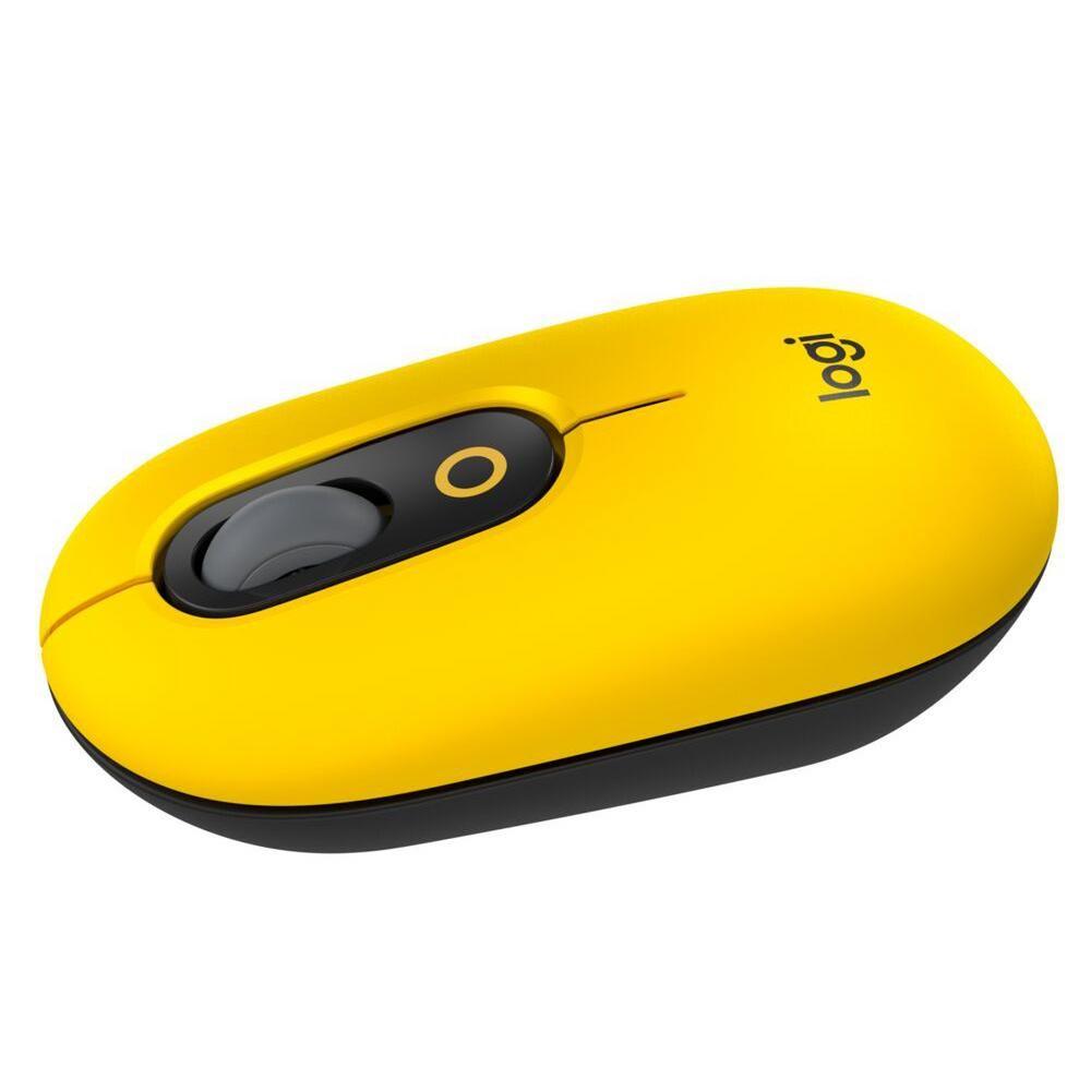 Mouse Inalambrico Logitech Pop Emoji Amarillo-2